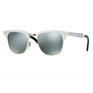 Ray-Ban Clubmaster Aluminum Sunglasses. Polarized.